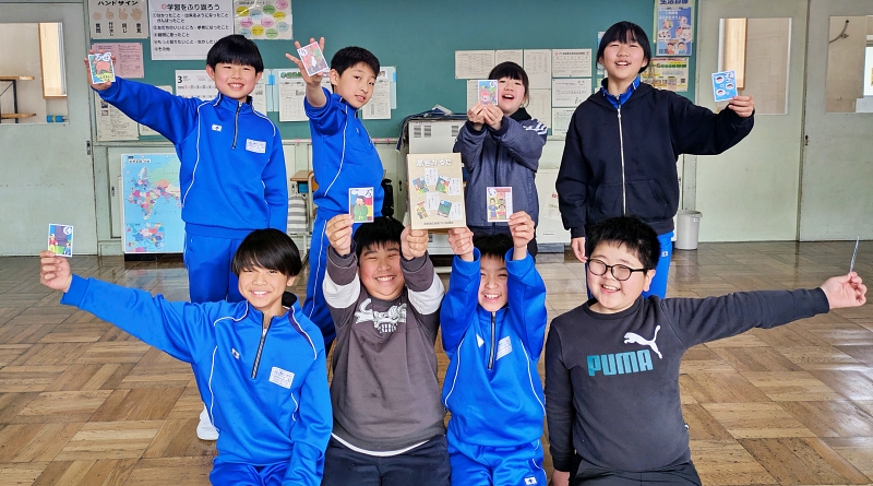 『黒岩かるた』で地域とつながる子どもたち