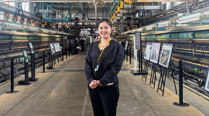 文化財と人をつなぐ─ フランスから富岡製糸場へ来た研修生 ディン・アマリルさん